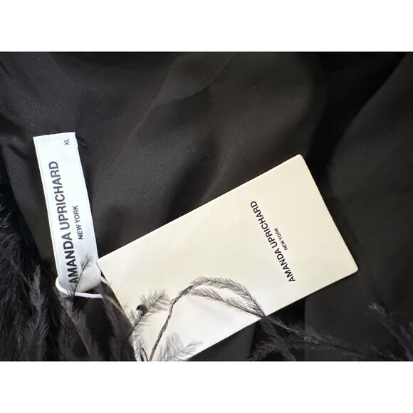 Free People x Amanda Uprichard Kieran Dress Sequin Black Sz XL New w/tags - Picture 7 of 9